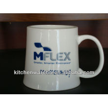 Popular White Porcelian Mug With Different Printing